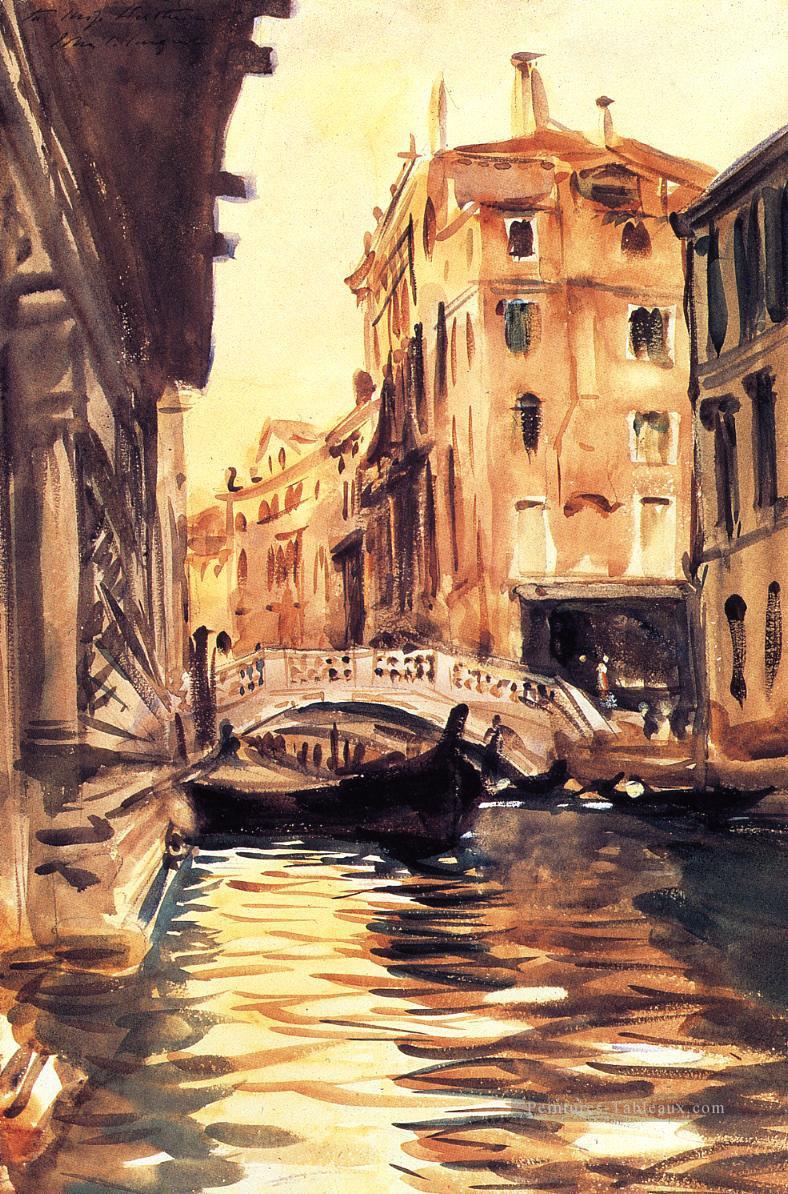 Ponte della Canonica John Singer Sargent Peintures à l'huile